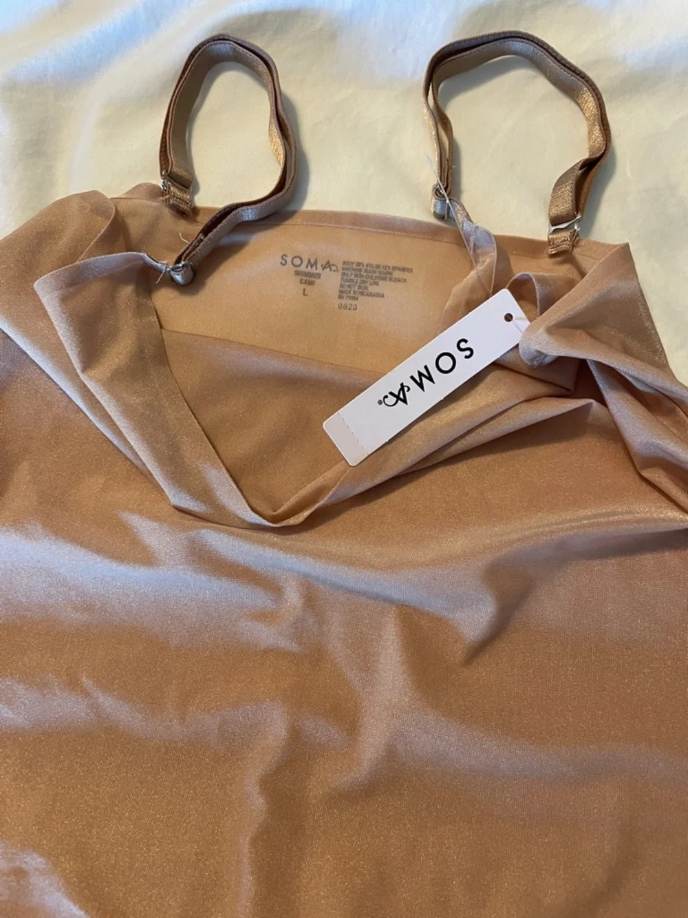 Soma Warm Amber Seamless Camisole Slip